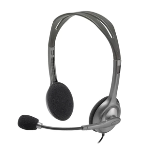 (มีส่งด่วน) LOGITECH H111 STEREO HEADSET หูฟังสเตอริโอพร้อมไมค์ ประกัน 2 ปี