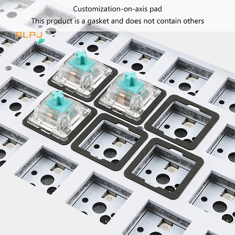 Plpj 120 ชิ้น Poron IXPE EVA Pad สําหรับ Hot Swappable แป้นพิมพ์เครื่องกลสวิทช์ลดเสียงรบกวน Mute โฟมแผ่นใหม่