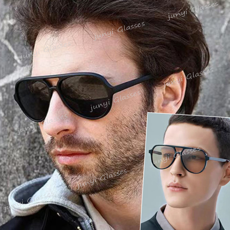 Retro สไตล์ Double Beam แว่นตากันแดดกรอบใหญ่สําหรับผู้หญิงผู้ชายรอบแฟชั่น Unisex แว่นตากันแดดกลางแจ้ง UV Resistance Shades สําหรับผู้หญิง Man ราคา ถูกที่สุด ดีลบีเคเค แกลเลอรีภาพที่ 5