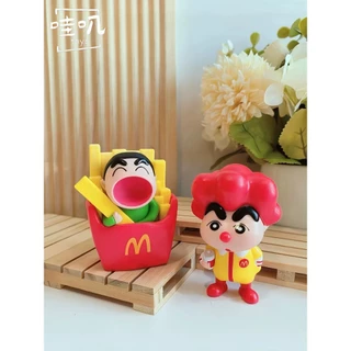 💥 จัดส่งจากประเทศไทย 💥5 ชิ้น/เซ็ต Crayon Shin chan คอสเพลย์ McDonald Hamburg Coke อะนิเมะรูป COD สต็อกรูปตุ๊กตาของเล่นสําหรับของขวัญเด็กคอลเลกชันเครื่องประดับรถบ้านเค้กตกแต่ง Gac