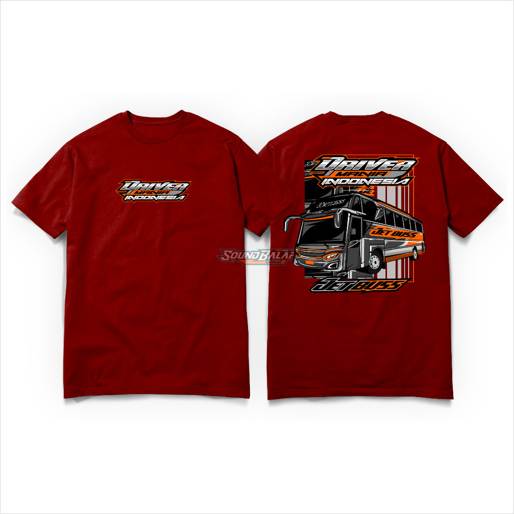 LIMITED - BUS MANIA DRIVER JETBUS RACING DISTRO T-SHIRT - KHT23