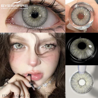 [จัดส่งจากประเทศไทย] Eyeshare 1 คู่ธรรมชาติสีเขียวคอนแทคเลนส์รายปีสีน้ําตาล Colorcon แต่งหน้าเทานักเรียนเลนส์สีฟ้าสําหรับดวงตาเลนส์นุ่มคุณภาพสูง