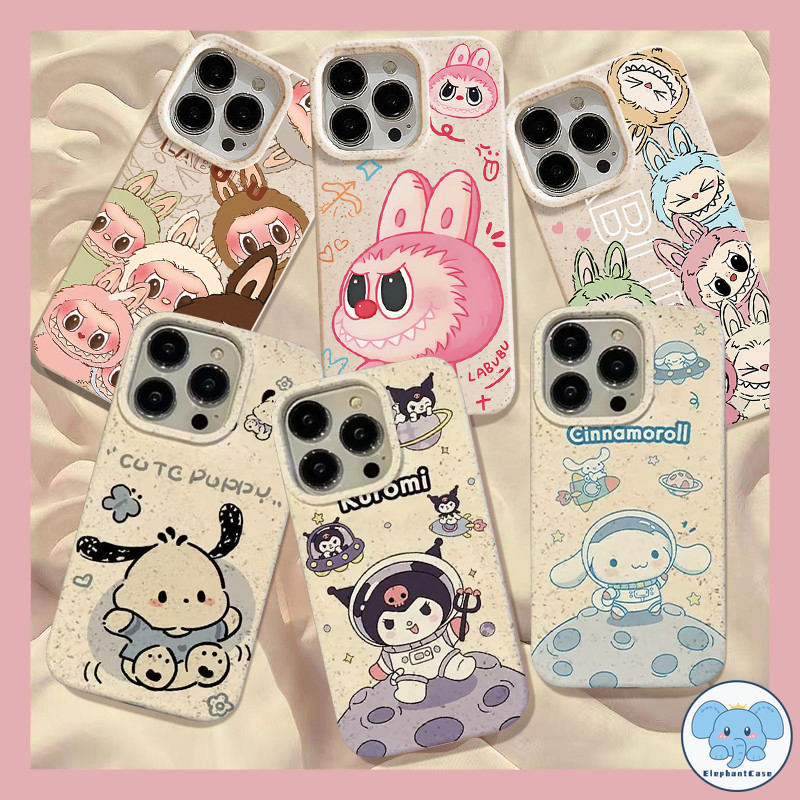 เคส Sanrio Kuromi Pochacco Labubu น่ารัก Redmi 13C 10C A1 9T 10 12 9A 12C 10A 9C NFC Note 12 13 11 8 10 13Pro POCO M3