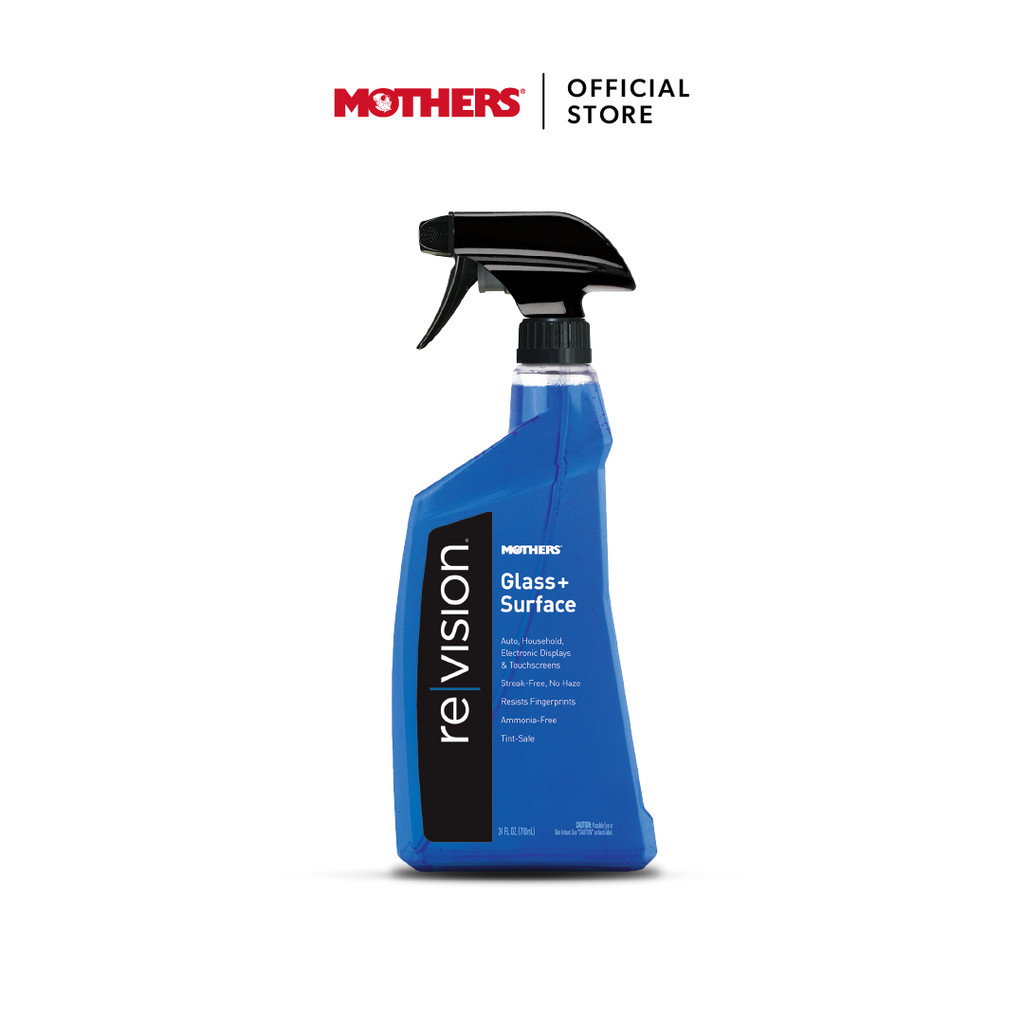 Mothers® Revision® Glass+Surface Cleaner สเปรย์ทำความสะอาดกระจกและหน้าจอปราศจากแอมโมเนีย (710 ml)
