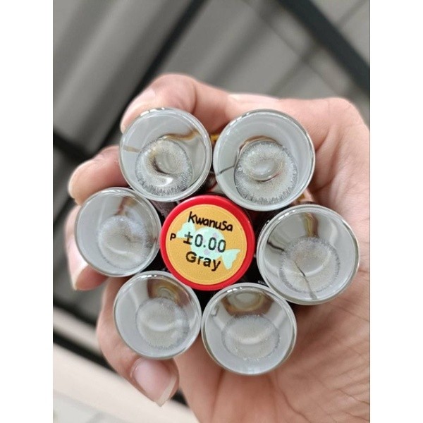 คอนแทคเลน์ บิ๊กอาย รุ่น Kwanusa มีสี เทา/ตาล Gray/Brown