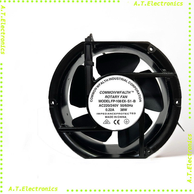 พร้อมส่ง! พัดลม 6 นิ้วหัวตัด 110v ac ไฟ  110v ac พัดลม พัดลม6นิ้ว หัวตัด พัดลมระบายความร้อน สินค้า ของใหม่มือในไทย