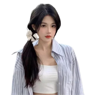 กิ๊บติดผมเด็กโบว์ใหญ่ลูกไม้สไตล์ เฟิงเซียน