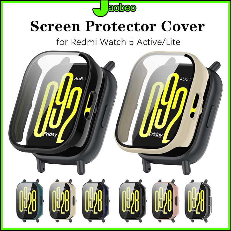 เคสกระจก for Redmi Watch 5 Active ฝาครอบป้องกันหน้าจอ เคสนาฬิกา for Redmi Watch 5 Lite / Redmi Watch 5 Active