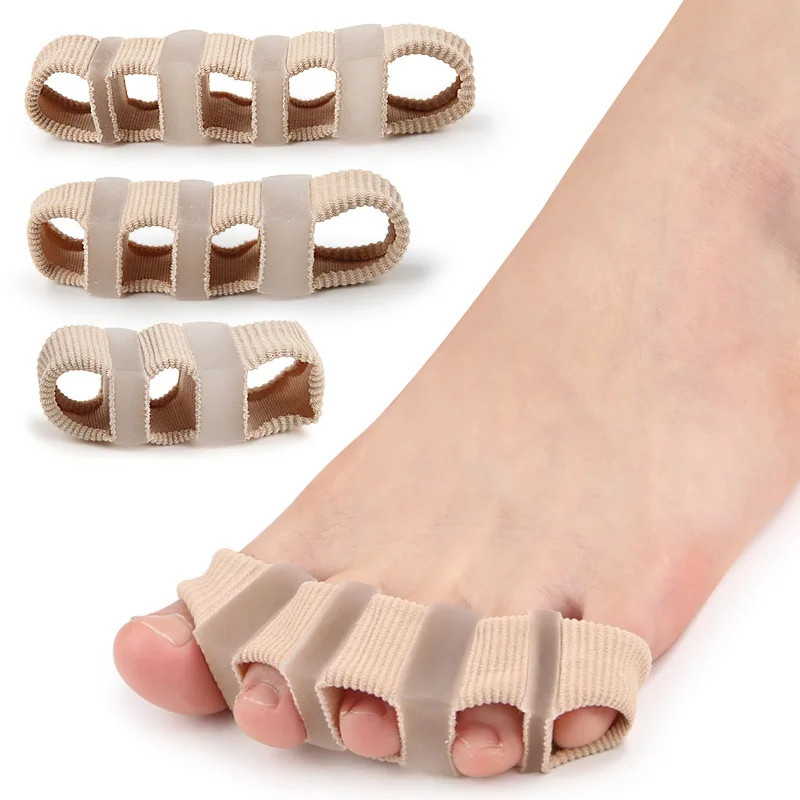 1 PC ซิลิโคน Toe Separator Hallux Valgus Corrector Spacer Spreader Finger Corrector Thumb Bunion Straightener เครื่องมือดูแลเท้า