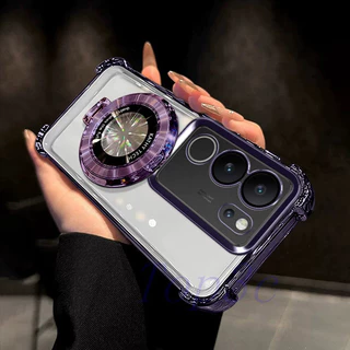 เคส Vivo V29 5G แบบขายึดถุงลมนิรภัยป้องกันการตกเคสโทรศัพท์แบบใส CDSJ