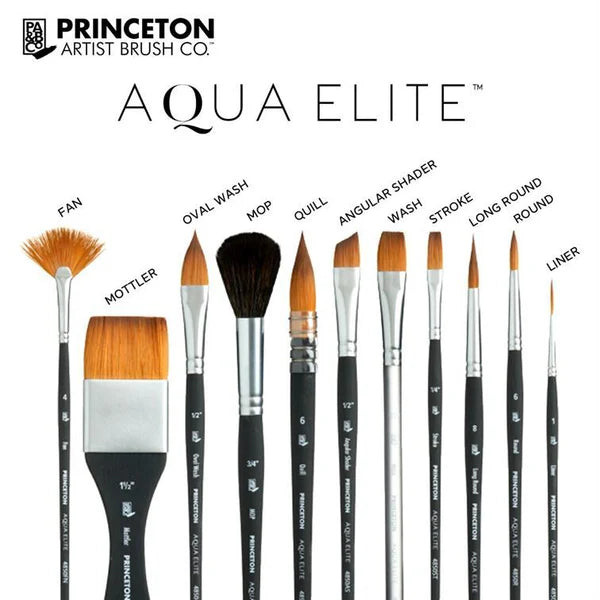 Princeton 4850 Aqua Elite Synthetic Kolinsky Sable Brush รูปที่ 5