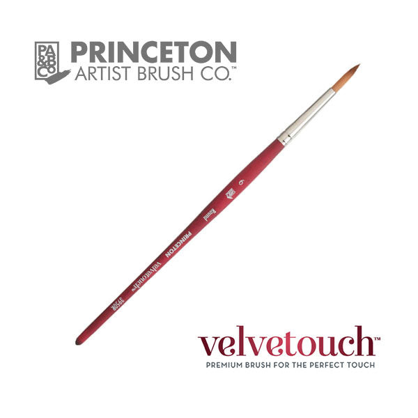 Princeton 3950 Velvetouch Synthetic Sable Brush // รอบ
