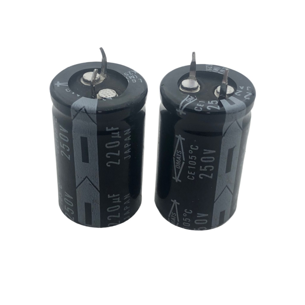ยี่ห้อใหม่นําเข้า MacKen Electrolytic Capacitor 250V220UF Power Capacitor 220UF 250V 22 * 35