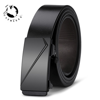 CATHLEENเข็มขัดหนังลําลอง หัวเข็มขัดอัตโนมัติ สไตล์นักธุรกิจ…