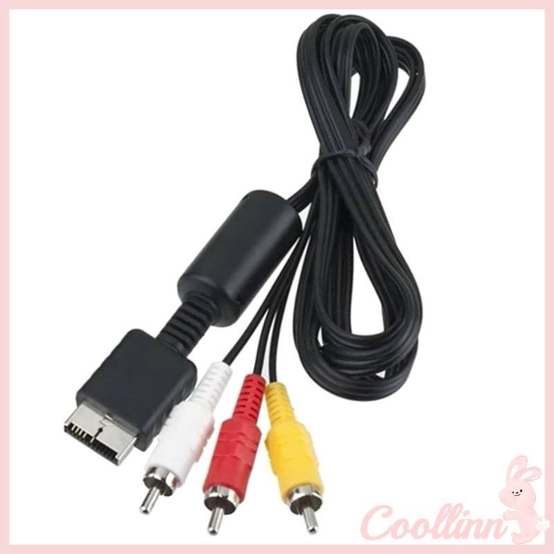 Coo สายวิดีโอคอมโพสิตสาย AV สาย RCA TV Video สายคอมโพสิตสําหรับคอนโซล PS2 สายแปลง