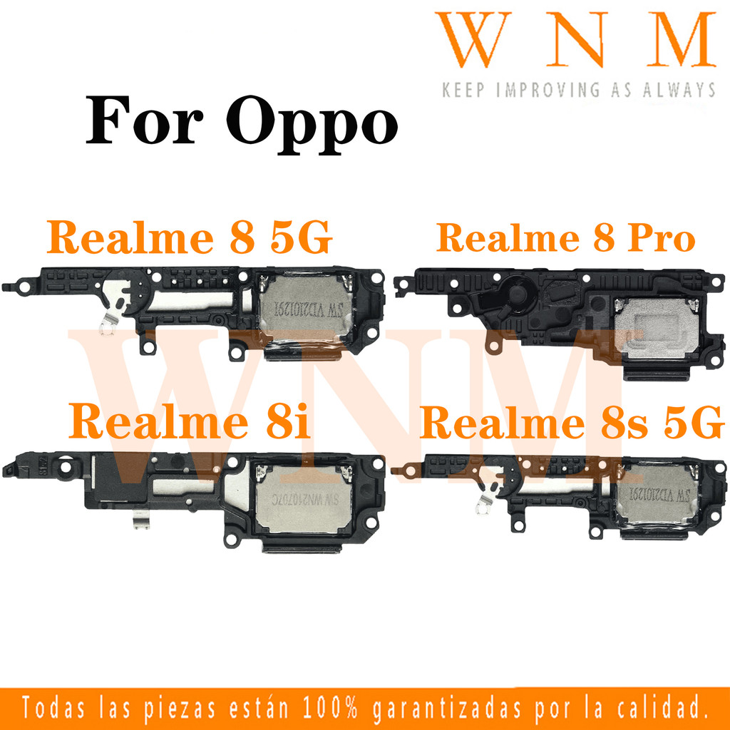 สําหรับ OPPO Realme 8 5G / 8 Pro / 8i / 8s 5G ด้านหลัง Buzzer Ringer โมดูลลําโพงลําโพงลําโพง Flex สาย Ringer เปลี่ยนซ่อม