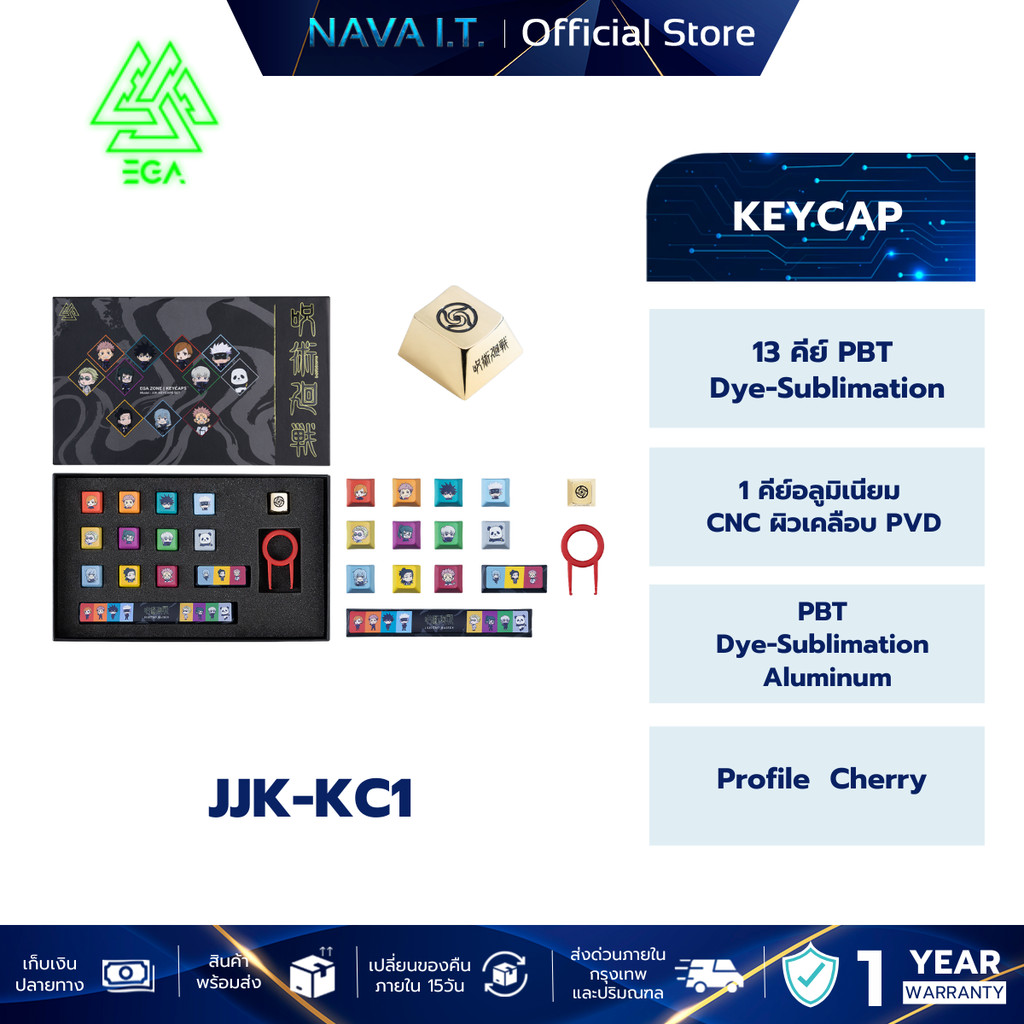 EGA JUJUTSUKAISEN KEYCAP SET SD