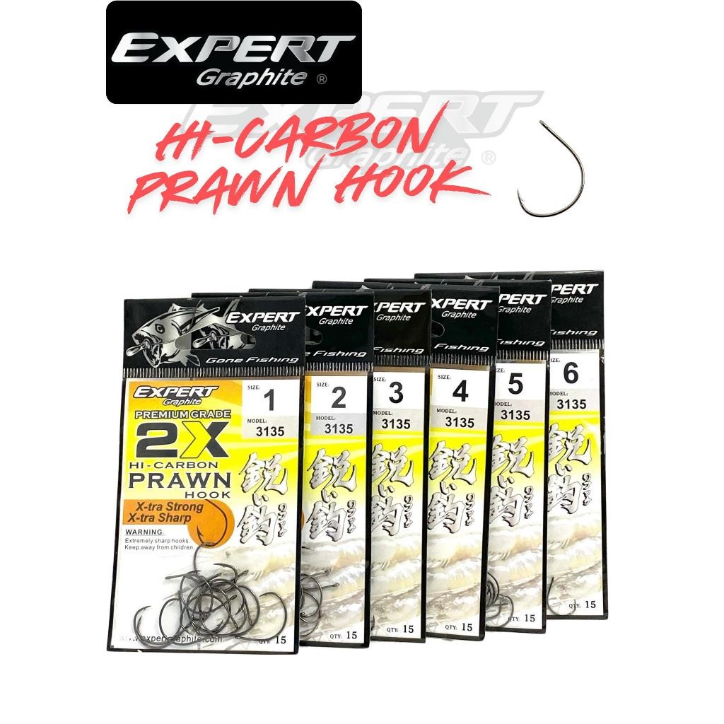 Expert Graphite 2X Prawn Hook <3135>