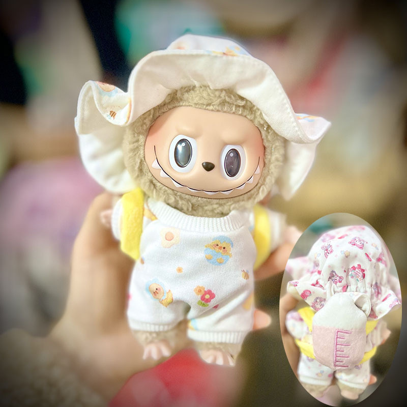 Labubu V1/V2 จัดส่งจากกรุงเทพ ชุด labubu ชุดลาบูบู เสื้อผ้าลาบูบู เดรสผ้าฝ้าย 17ซม. ชุดมาการอง (เสื้อผ้าเท่านั้น） ราคา ถูกที่สุด ดีลบีเคเค แกลเลอรีภาพที่ 8