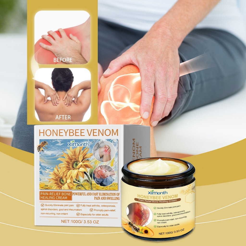 in Stockbee Venom โรคข้ออักเสบครีม Gout บรรเทาอาการปวดเอวคอเข่า Analgesic Treatment กระดูกกล้ามเนื้อ