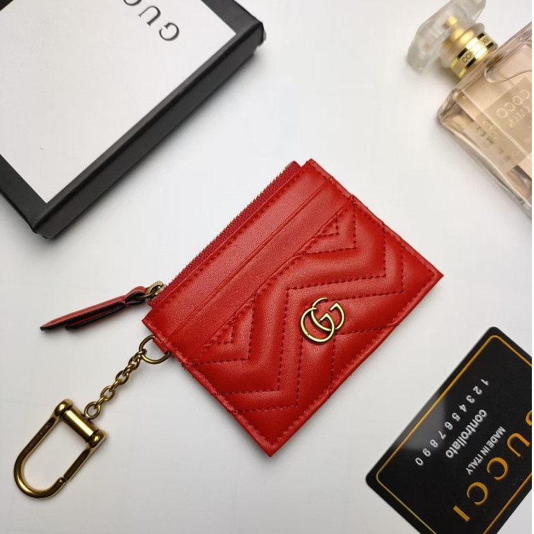 ผู้ถือบัตร MARMONT Series Original Order Cowhide Multi-Card Slot พร้อมกล่องของขวัญ GG333333-1031