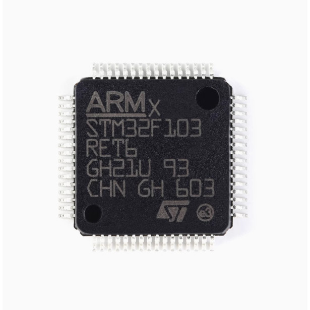 1PCS STM32F103RET6 LQFP-64 ARM Cortex-M3 32 บิต microcontroller MCU STM32F103