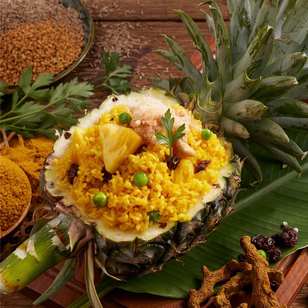 ซอสผงปรุงข้าวผัดสับปะรด 25 g ง่วนสูน Pineapple Fried Rice Seasoning Sauce Powder - รูปที่ 5