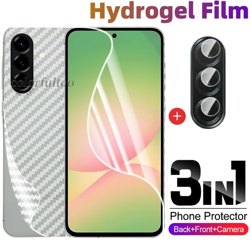 SAMSUNG 3in1 ด้านหน้ากลับคลุมทั้งหมดป้องกันฟิล์มHydrogelสําหรับSamsung Galaxy A06 A 06 A16 LTE A26 A