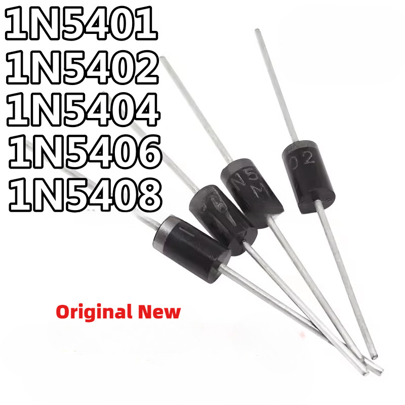 ‌IN5408, 1N5400, 1N5401, 1N5402, 1N5404, 1N5406, 3A100-1000V ไดโอดเรียงกระแสสูง – 3A 100V ถึง 1000V 