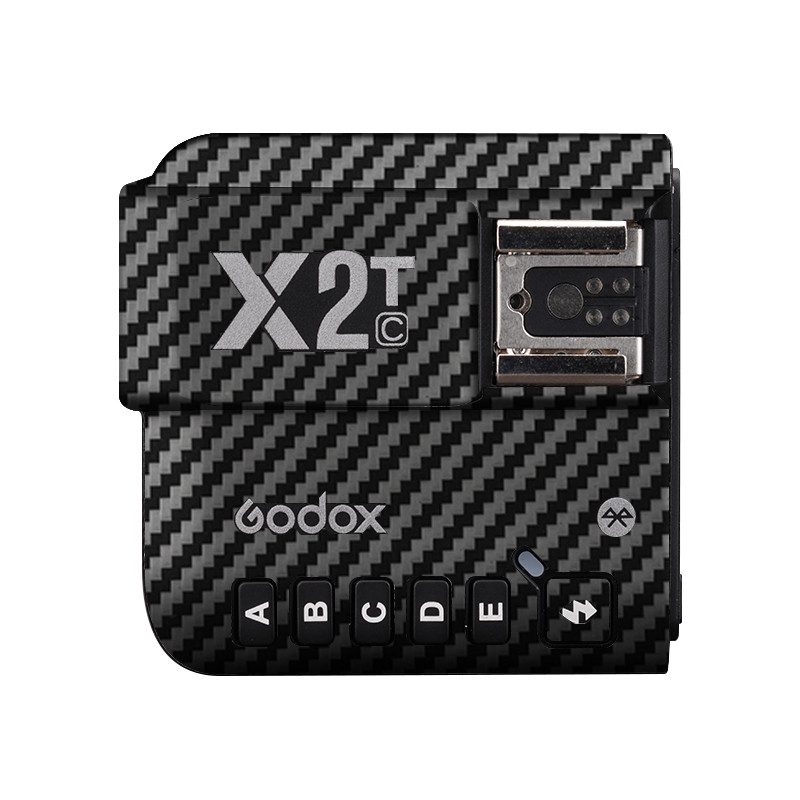 เหมาะสําหรับ Godox X2T Flash Trigger ฟิล์มป้องกัน Matte สติกเกอร์สีดําสติกเกอร์ลวงตาหนัง 3M