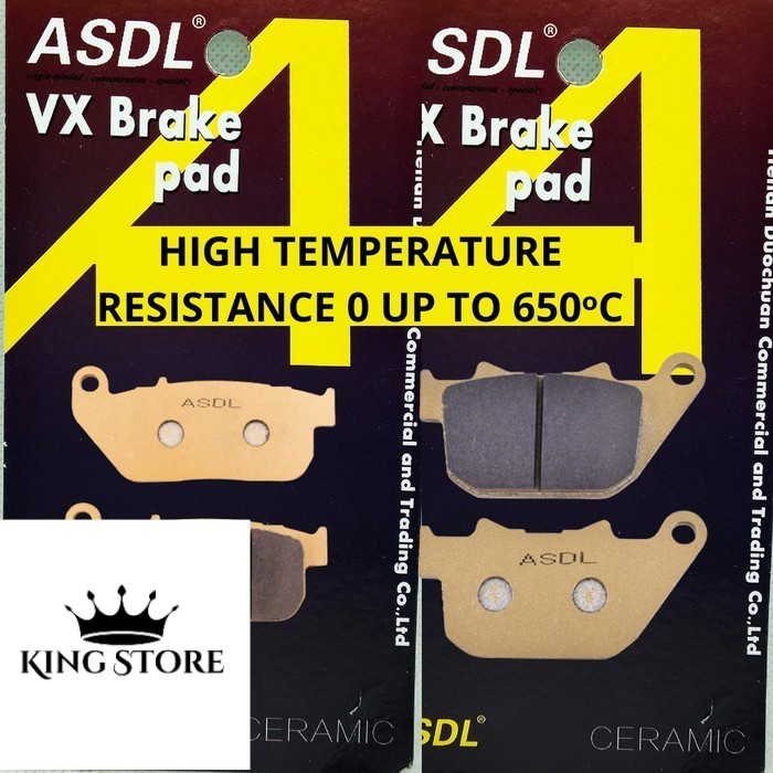 ผ้าเบรคเซรามิก Harley XL 1200 X Sportster 48 Forty Eight 10-13