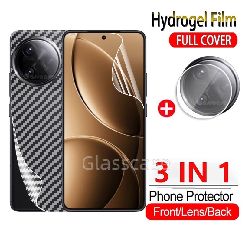 3 In 1 ด้านหน้ากลับ Soft Hydrogel ฟิล์มสําหรับ Xiaomi Poco F7 F 7 pro ultra F7pro F7ultra PocoF7pro 