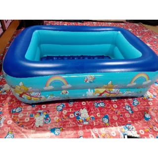 YTL สระน้ำเป่าลม 120 เซ็นติเมตร 2 ชั้น ขนาด: 120 x 90 x 35 (ยาว 1.2ม. กว้าง90ซม. สูง35ซม.) .สระน้ำครอบครัว