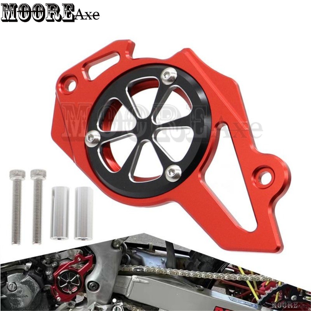 Mooreaxeรถจักรยานยนต์cncสเตอร์หน้าguard Cover Chain ProtectorสําหรับHONDA CRF250L CRF250M CRF250L RA