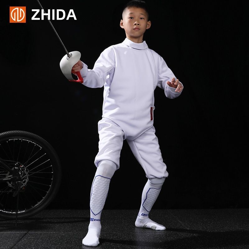 ถุงเท้าฟันดาบมืออาชีพ ZHIDA ก้นผ้าเช็ดตัวระบายอากาศได้ยาว