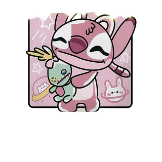 ผ้าพื้นหลังการ์ตูนน่ารัก Agirl Stitch Lilo & Stitch สำหรับหอพัก ข้างเตียง บ้านเช่า การตกแต่งภาพ ผ้าแขวนผนัง