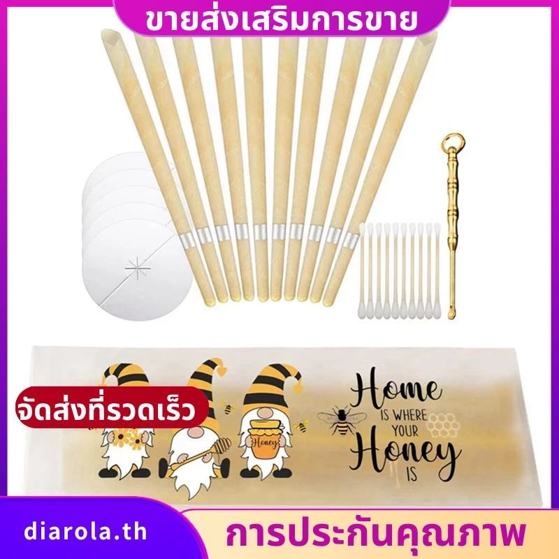 ชุดแบบพกพาอุปกรณ์เสริมทดแทน 10 ชิ้นสแตนเลสที่ตักหูขี้หูเลือกขี้หูเครื่องมือทําความสะอาด ไดโรลาธ
