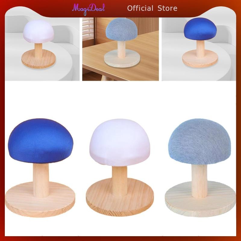 Magideal สตูลรีดผ้าทรงกลม ที่รองรีดไม้สําหรับยกทรงเสื้อผ้า อุปกรณ์ในครัวเรือน