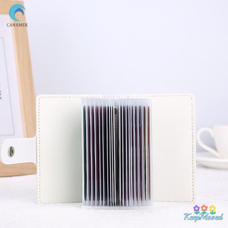 Keepmoved ช่องใส่การ์ดหลายช่องบัตรเครดิต Bank ID Card Holder กระเป๋า Organizer Badge ธุรกิจ Bus Card Storage Case เงิน Bill กระเป๋าสตางค์ใหม่