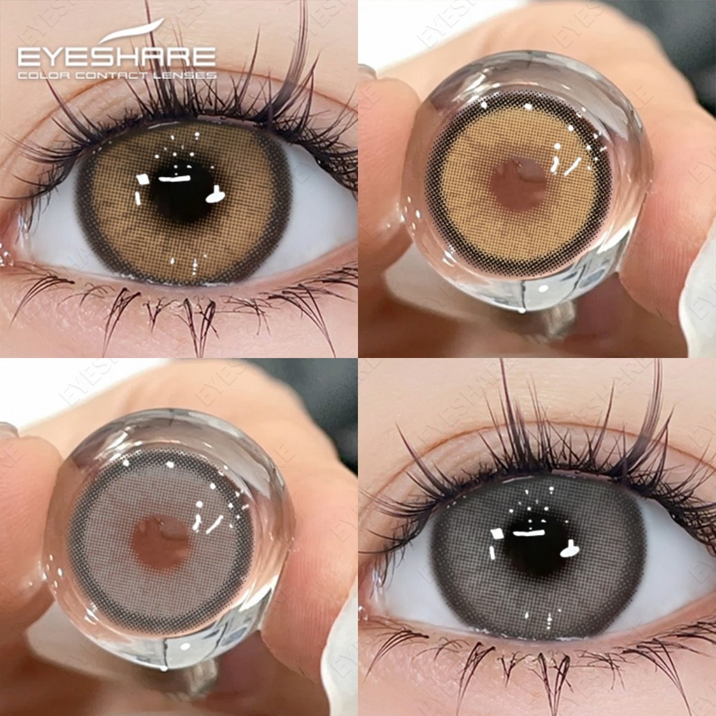 คอนแทคเลนส์ เลนส์สีธรรมชาติ แบบนิ่ม ขนาดใหญ่ พรีเมี่ยม สําหรับแต่งหน้า