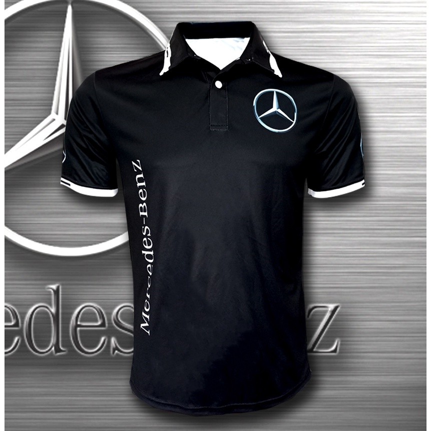 เสื้อโปโล เสื้อโปโล Mercedes-Benz โปโล Mercedes-Benz #FM0015, S-5xl ไซส์
