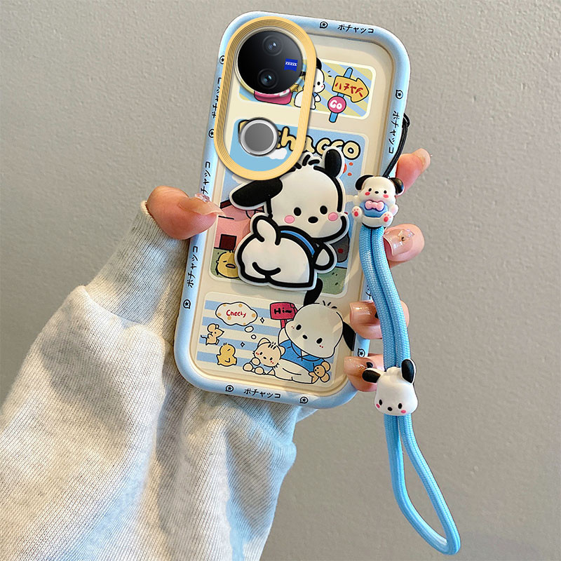 เคส vivo v50 4G 5G TPU Kuromi ซิลิโคนอ่อนนุ่มเคสโทรศัพท์ตุ๊กตาการ์ตูนของเล่นการ์ตูน PQG2 - รูปที่ 5
