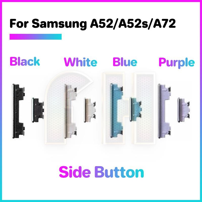 ปุ่มปรับระดับเสียงไฟ Flex สําหรับ samsung a52 a52s A72 สวิทช์เปิด OFF Key Mute Volume ปุ่มควบคุมริบบิ้น Flex Cable - รูปที่ 2