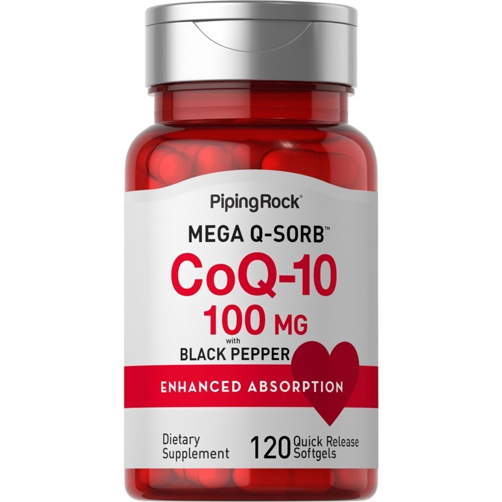 CoQ10 Coenzyme Q10 100 mg. (120Softgels) โคเอนไซม์คิวเท็น