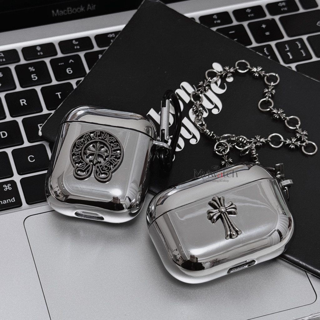 เคสหูฟังบลูทูธไร้สาย tpu ชุบไฟฟ้า พร้อมตะขอ สําหรับ Apple Airpods 1 2 3 pro 2 Airpods pro 2