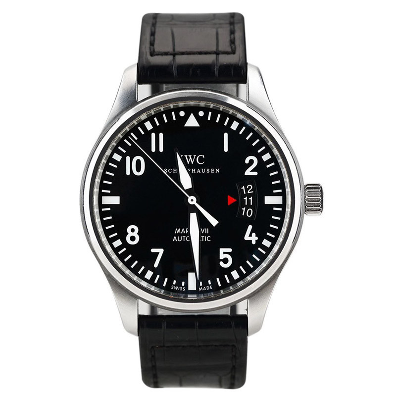 Iwc Cycle IWC Pilot Series Stainless Steel Automatic Mechanical Men 's Watch IW326501