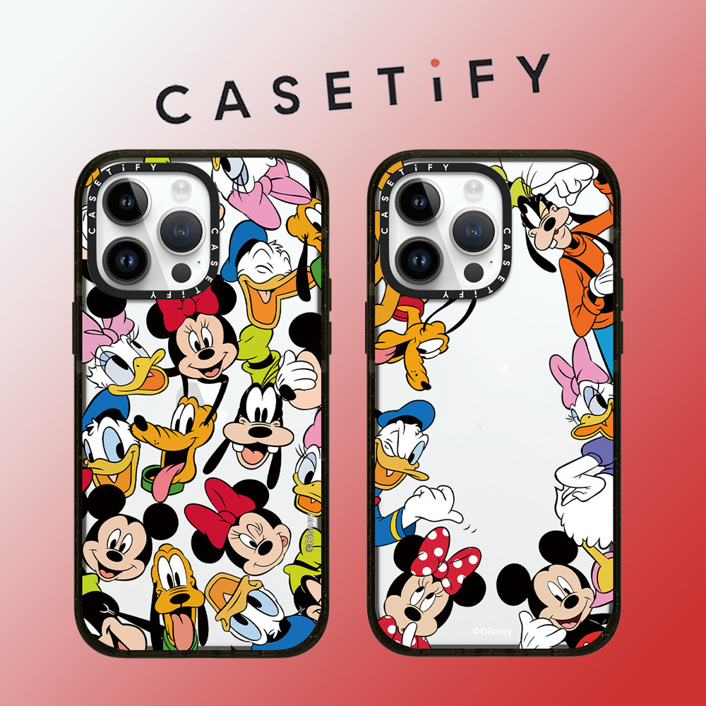 Casetify เคสโทรศัพท์มือถืออะคริลิคใส แบบนิ่ม ลายการ์ตูนกราฟฟิตี้ กันกระแทก สําหรับ iPhone 15 Pro Max 14 Plus 13 ProMax 12 12Pro 11
