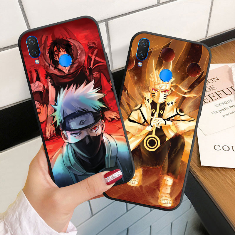 สําหรับ Huawei Nova 2i 2 Lite 3i 3E 4E 5T 6 7 SE 7i Silicoen เคสโทรศัพท์ปกอ่อน Naruto