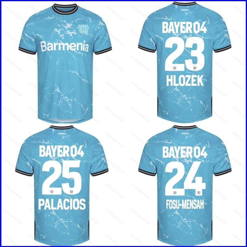 เสื้อยืด ลายการ์ตูน Bundesliga Bayer 04 Leverkusen Hlozek Fosumensah Palacios พลัสไซซ์ สําหรับเด็ก และผู้ใหญ่ 23-24