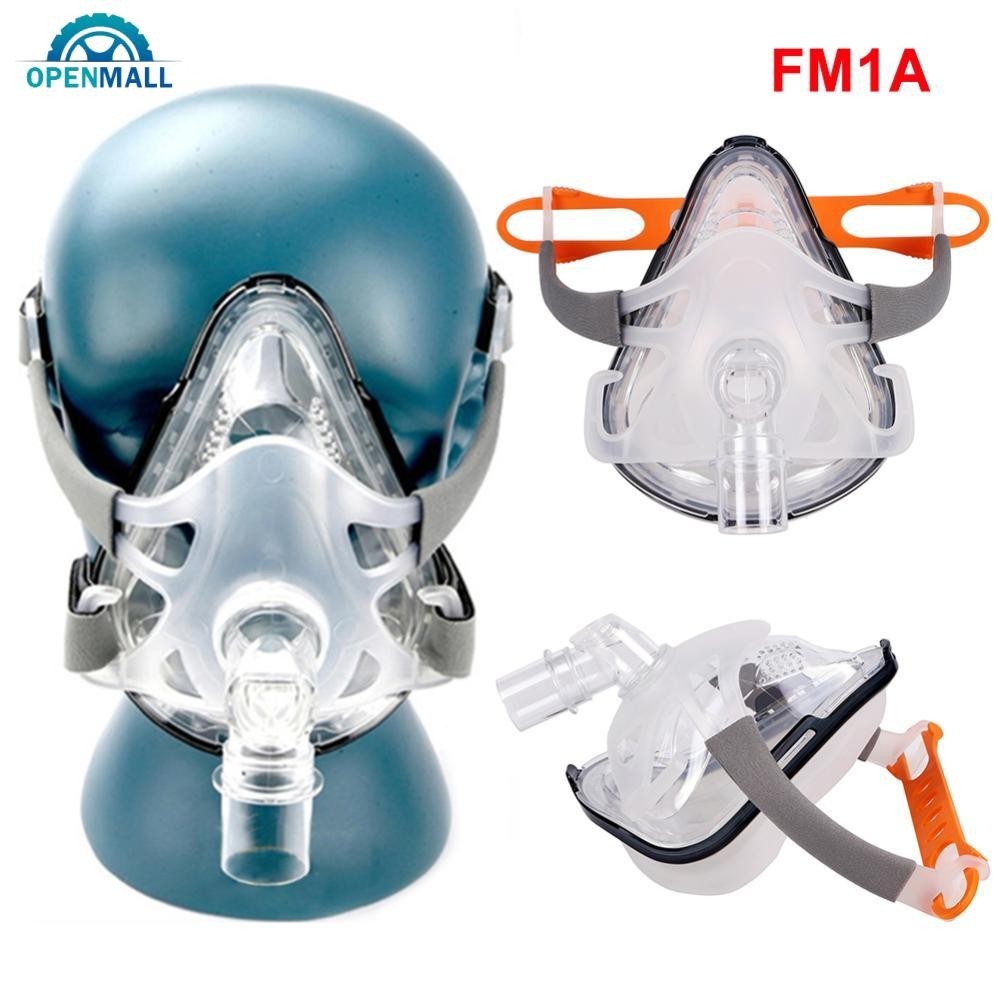Openmall F1A Full Face Mask ฟรีหมวกสําหรับ CPAP Auto CPAP BiPAP Respirator Snoring Therapy C8L8